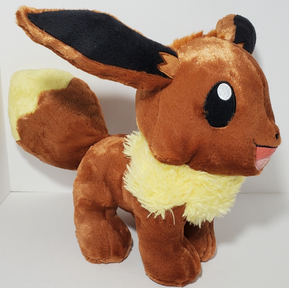 Pokemon Eevee Build-A-Bear Exclusive 12 inch Plush BAB Toy - EUC
